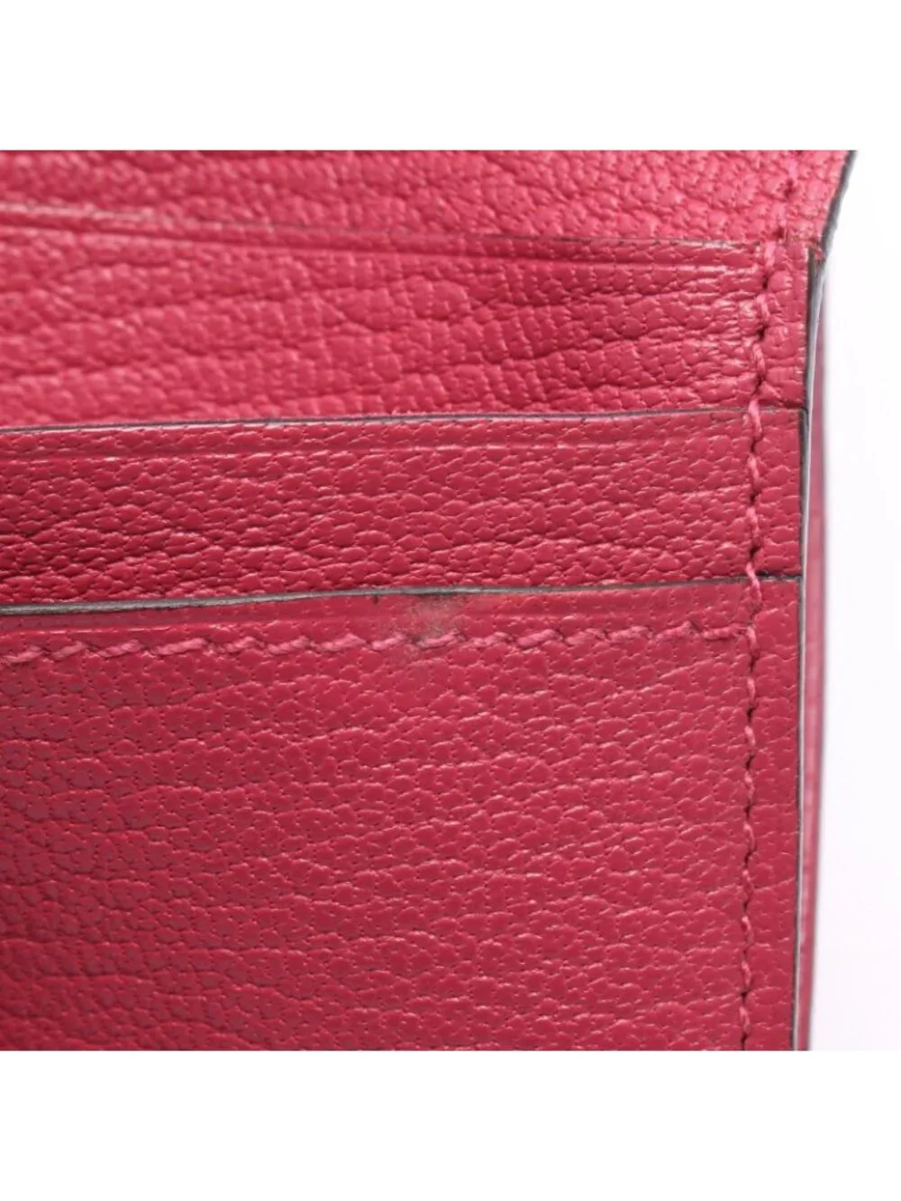 Hermes Bifold Wallet Bearn Compact Rose Purple